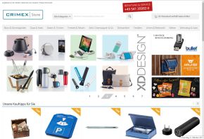 Screenshot Webshop - Crimex: Neuer Online-Shop
